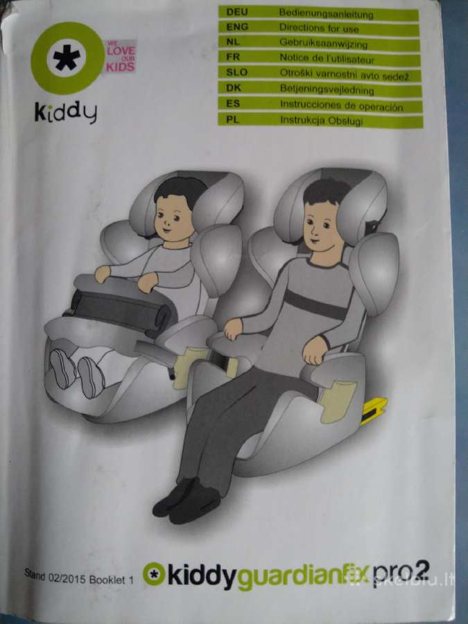 Auto kėdutė Kiddy Guardianfixpro2 - nuotraukos Nr. 5
