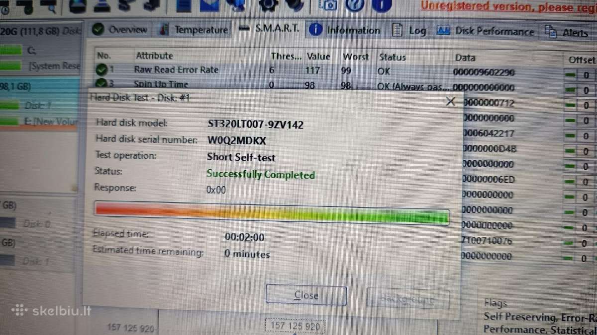 Seagate 320 GB 2.5 - nuotraukos Nr. 5