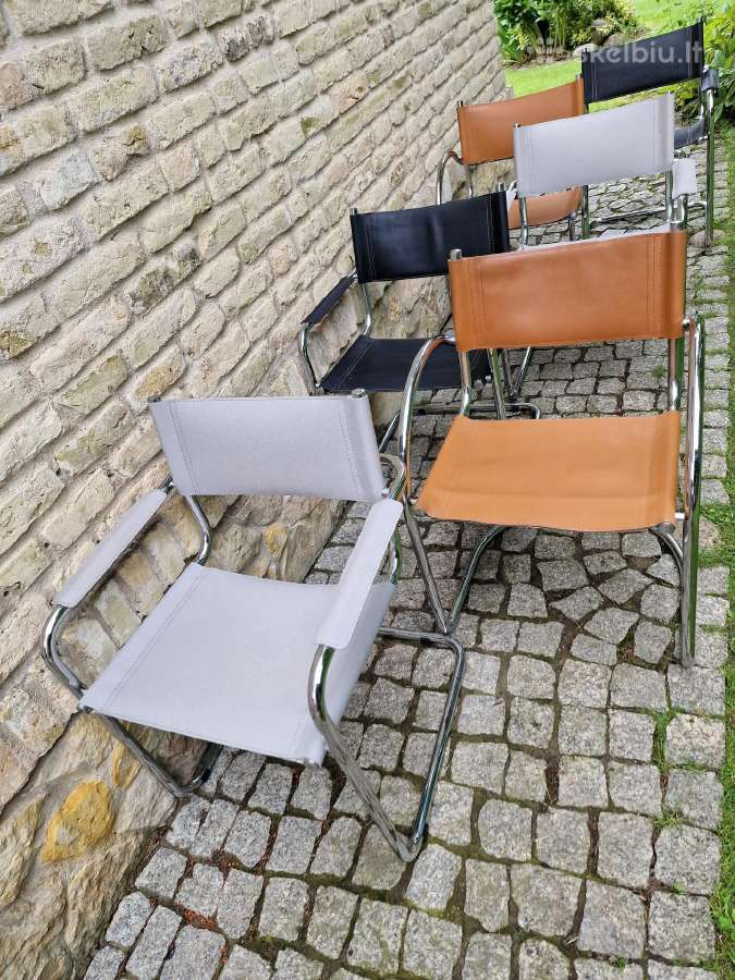 Vintažinės mid century Bauhaus st.konsolinės kėdės - nuotraukos Nr. 3