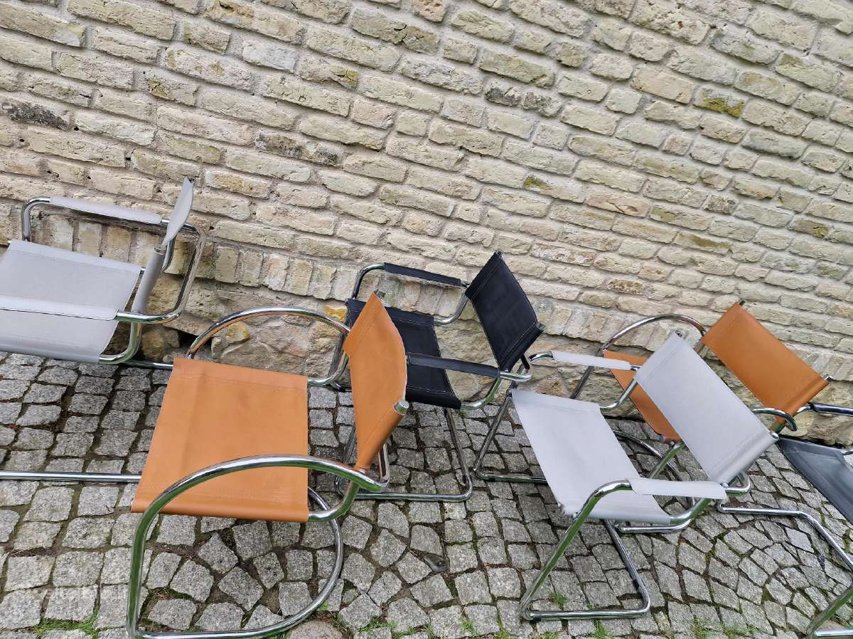 Vintažinės mid century Bauhaus st.konsolinės kėdės - nuotraukos Nr. 4