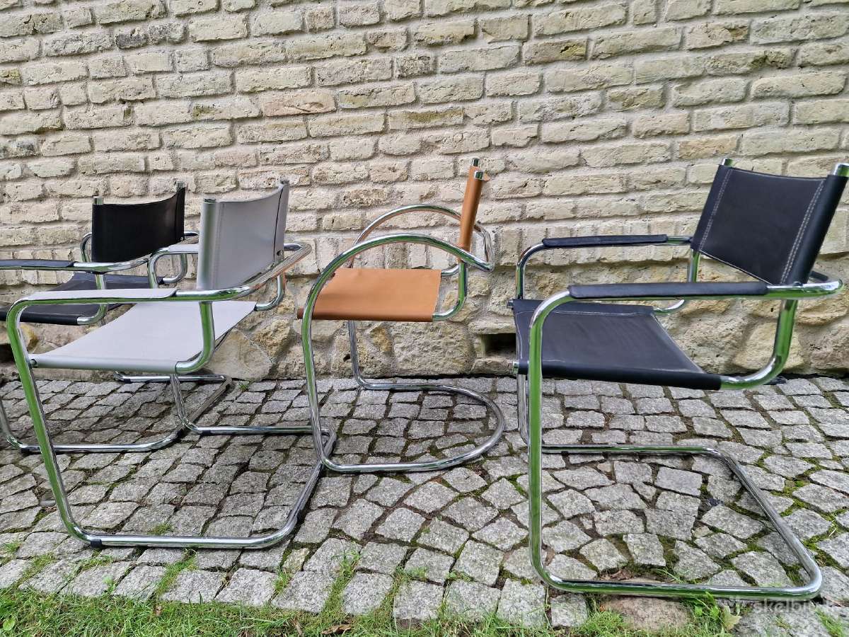 Vintažinės mid century Bauhaus st.konsolinės kėdės - nuotraukos Nr. 5