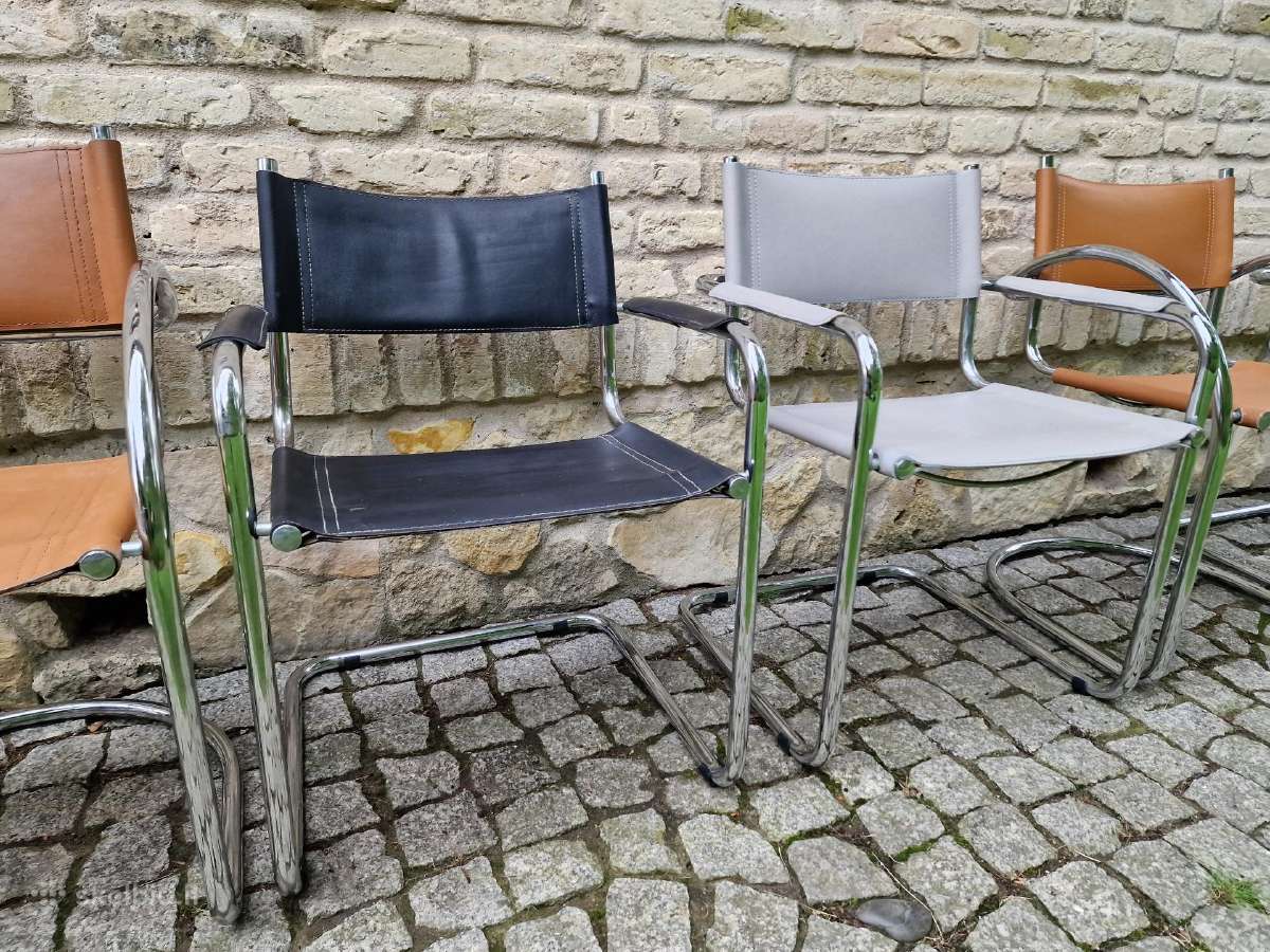 Vintažinės mid century Bauhaus st.konsolinės kėdės - nuotraukos Nr. 6