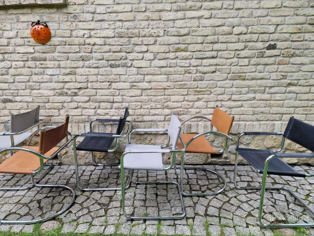 Vintažinės mid century Bauhaus st.konsolinės kėdės - nuotraukos Nr. 7