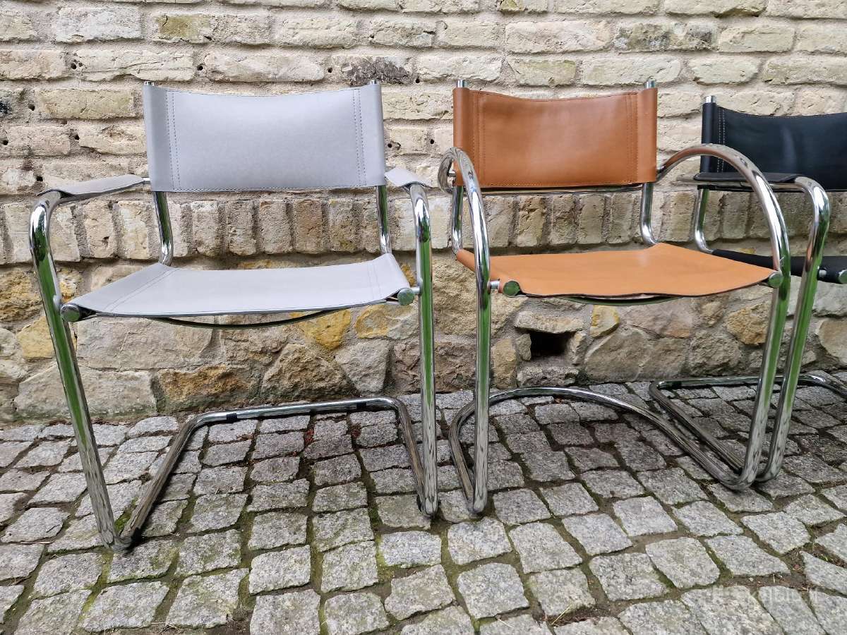 Vintažinės mid century Bauhaus st.konsolinės kėdės - nuotraukos Nr. 8