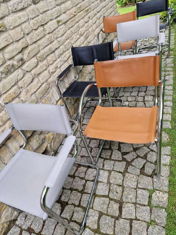 Vintažinės mid century Bauhaus st.konsolinės kėdės - nuotraukos Nr. 9
