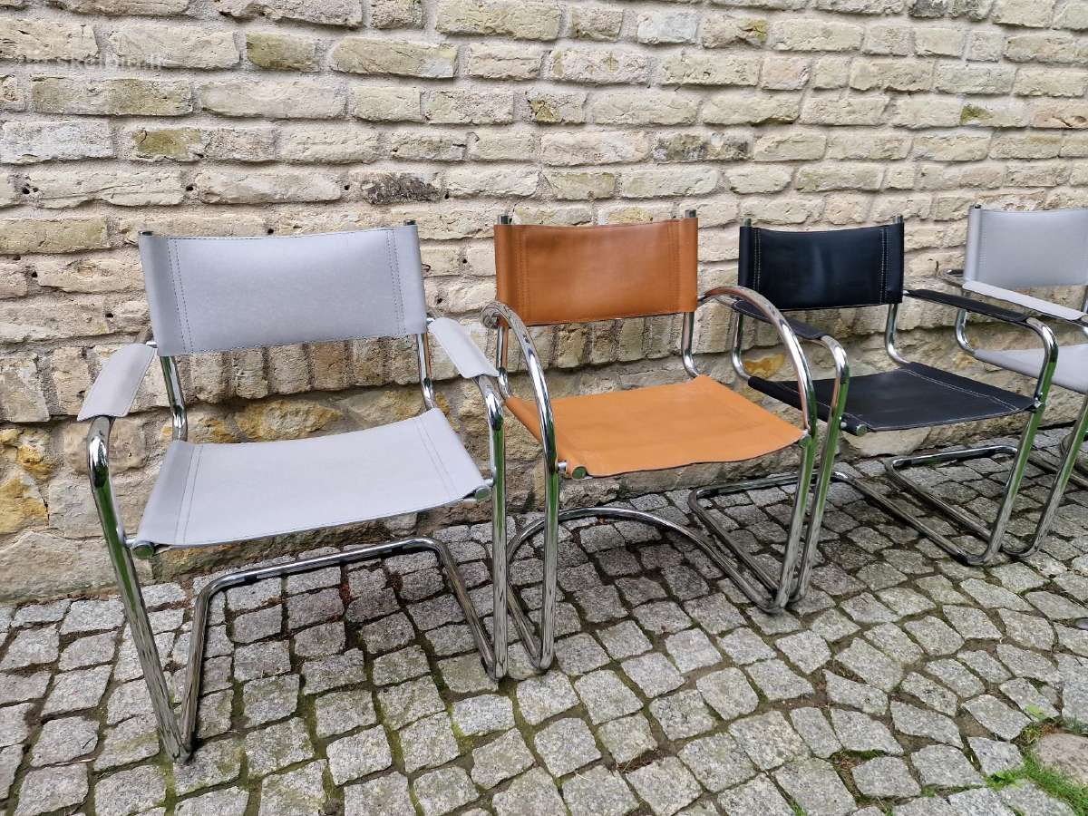Vintažinės mid century Bauhaus st.konsolinės kėdės - nuotraukos Nr. 10