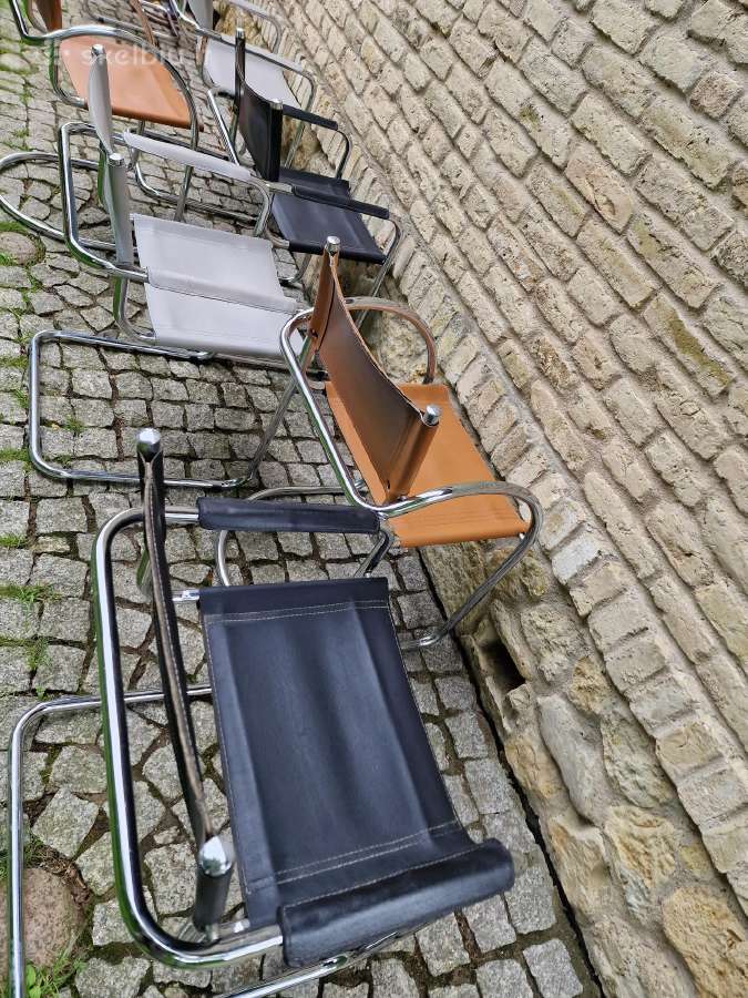 Vintažinės mid century Bauhaus st.konsolinės kėdės - nuotraukos Nr. 13
