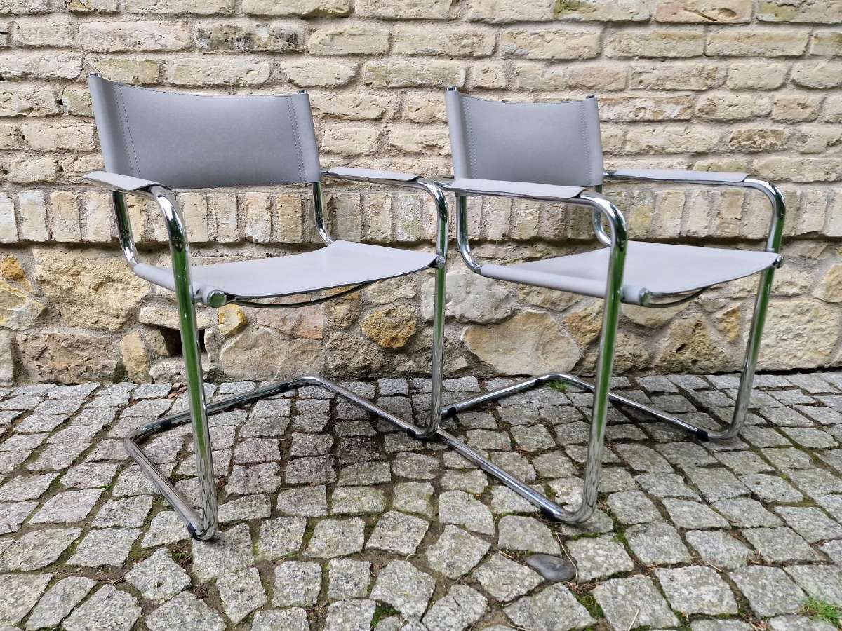 Vintažinės mid century Bauhaus st.konsolinės kėdės - nuotraukos Nr. 17