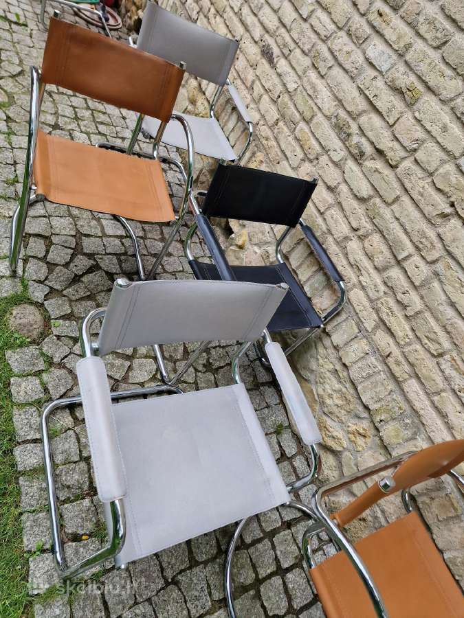 Vintažinės mid century Bauhaus st.konsolinės kėdės - nuotraukos Nr. 18