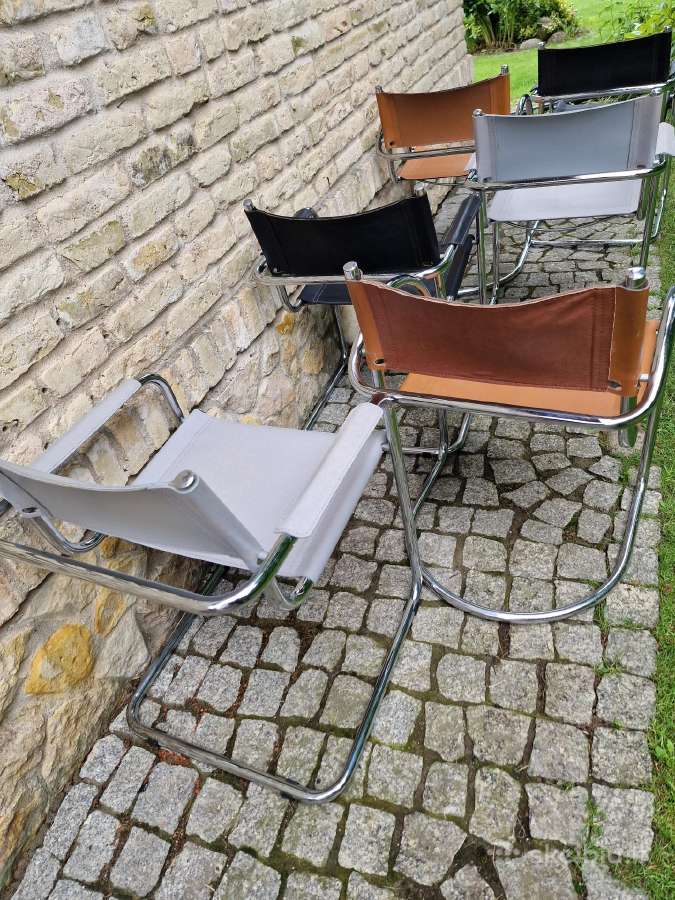 Vintažinės mid century Bauhaus st.konsolinės kėdės - nuotraukos Nr. 19