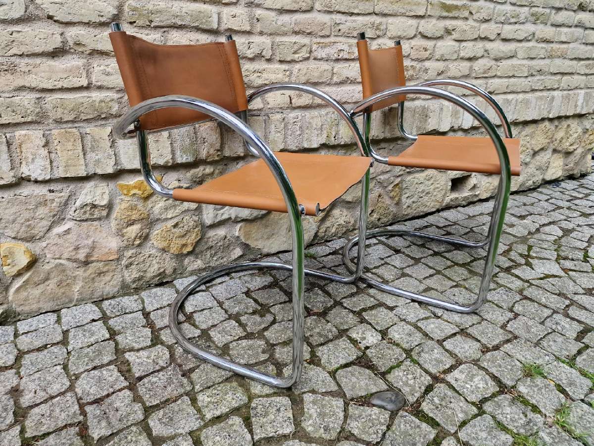Vintažinės mid century Bauhaus st.konsolinės kėdės - nuotraukos Nr. 22