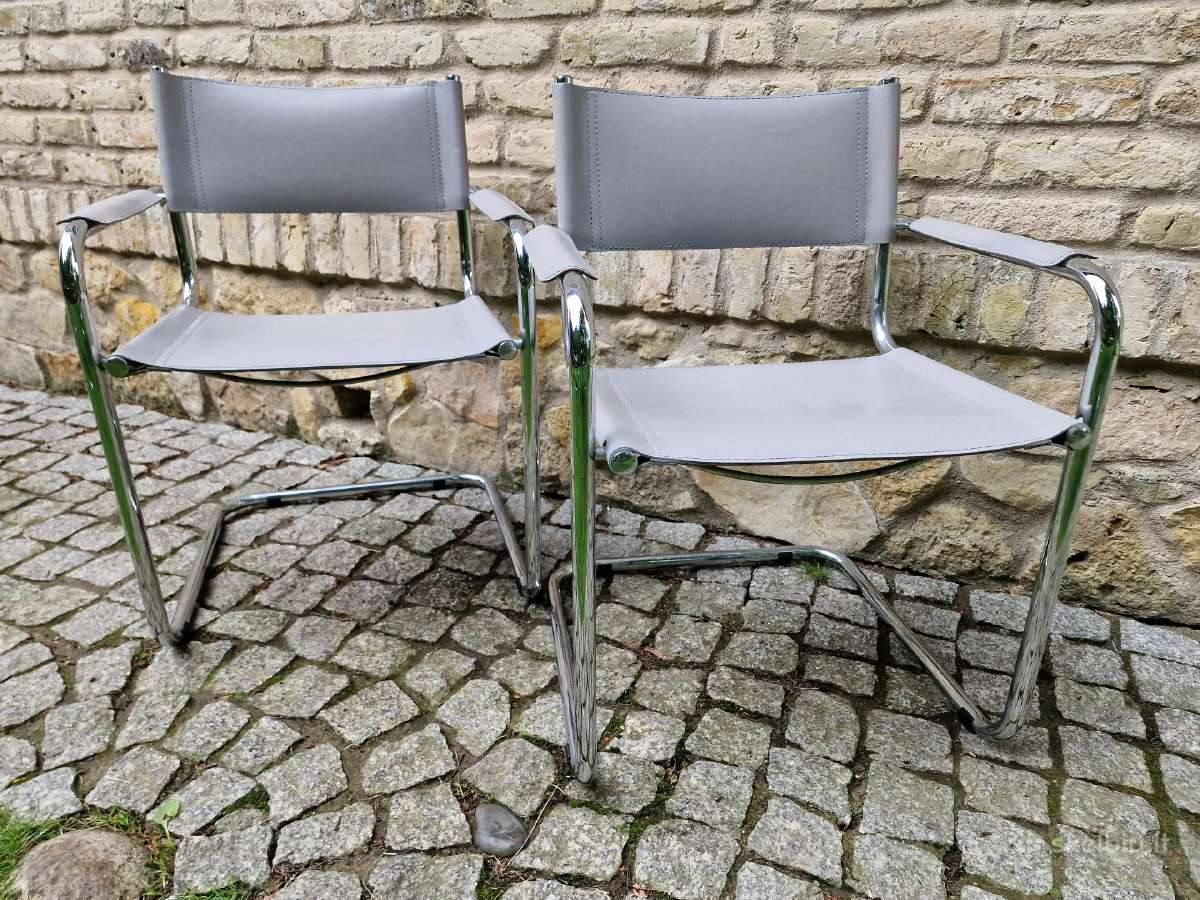 Vintažinės mid century Bauhaus st.konsolinės kėdės - nuotraukos Nr. 24