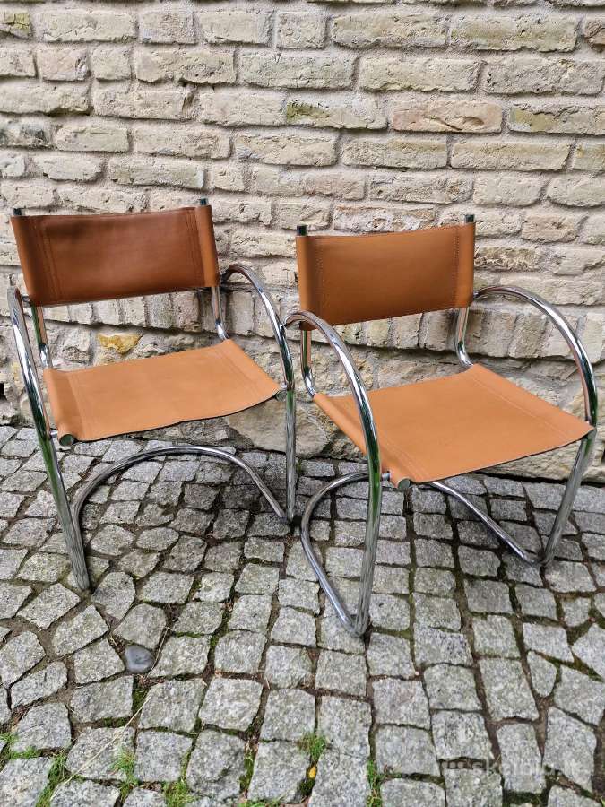 Vintažinės mid century Bauhaus st.konsolinės kėdės - nuotraukos Nr. 26