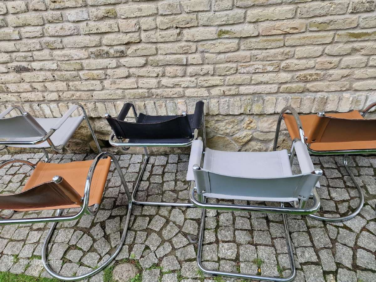 Vintažinės mid century Bauhaus st.konsolinės kėdės - nuotraukos Nr. 31