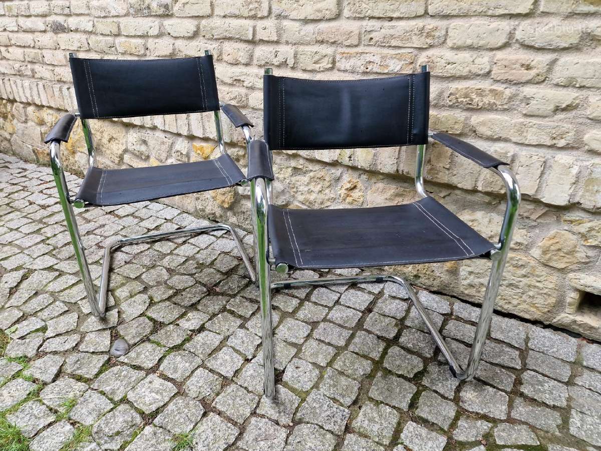 Vintažinės mid century Bauhaus st.konsolinės kėdės - nuotraukos Nr. 36
