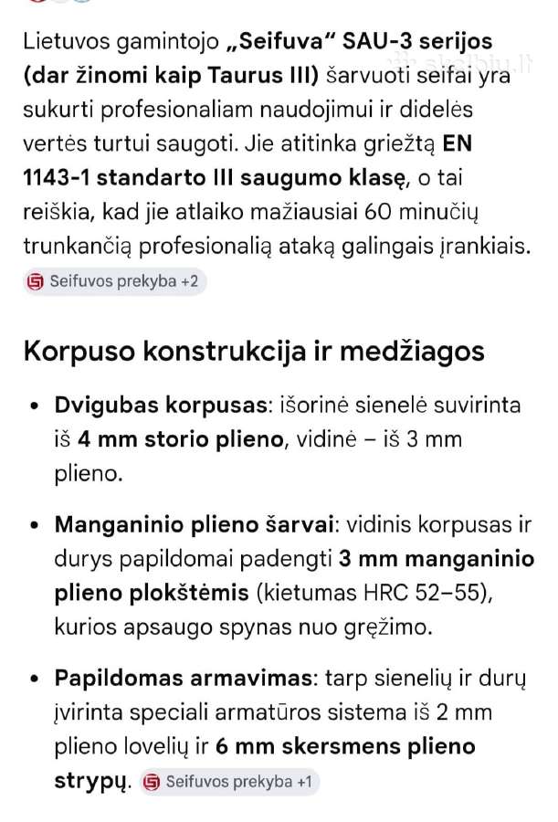 Seifas, šarvuotas Sau-3 - nuotraukos Nr. 24