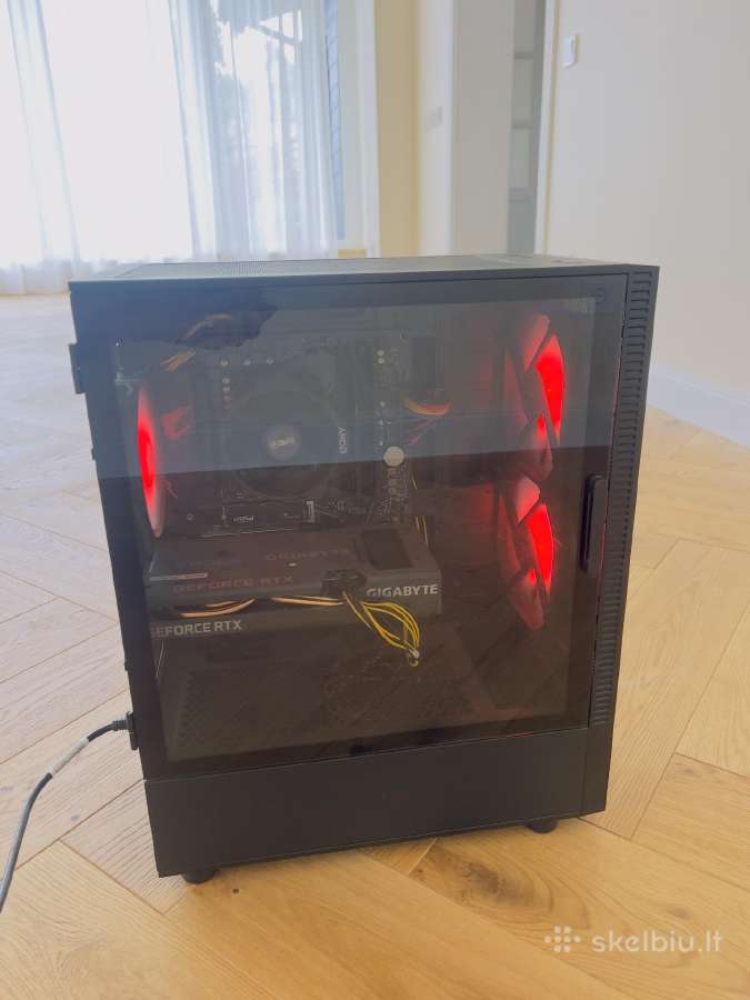 Žaidimu kompiuteris Ryzen 7 5700g Rtx 3060 32gbram