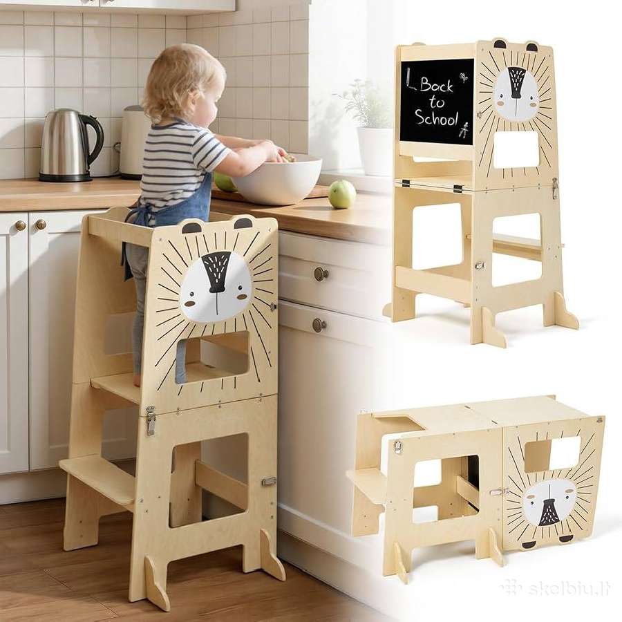 Montessori bokštelis 3 in 1