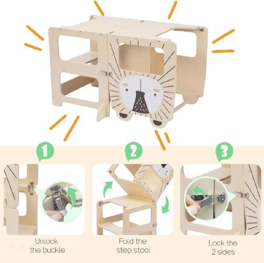 Montessori bokštelis 3 in 1 - nuotraukos Nr. 4