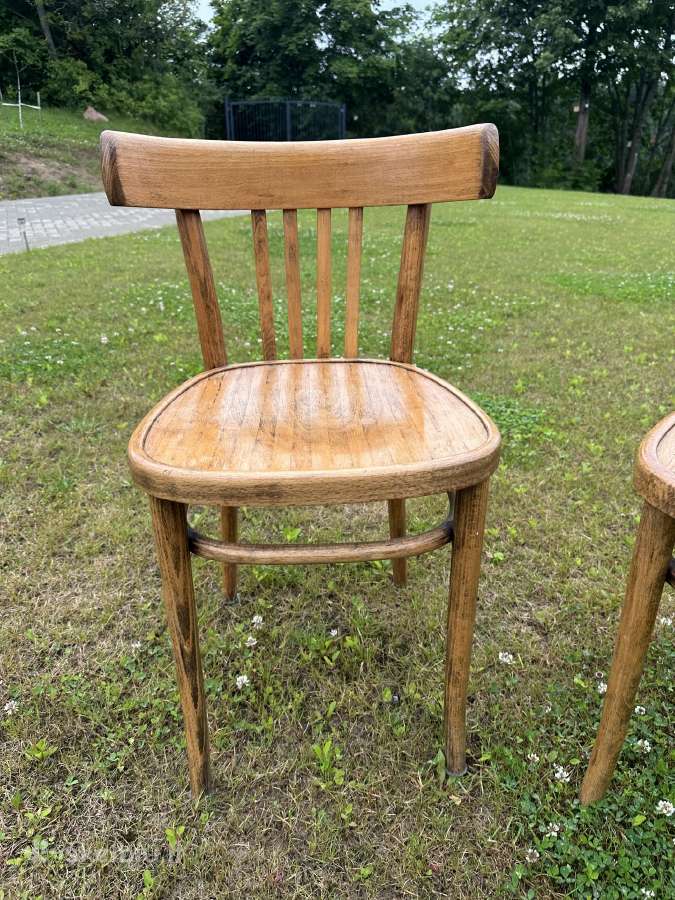 Senovinės kėdės, 4 vnt. Geros būklės,visos už 200€ - nuotraukos Nr. 2