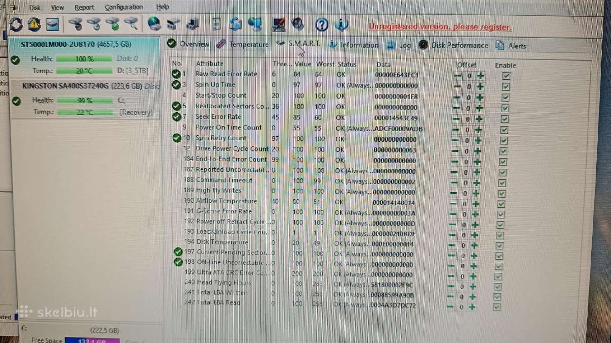 HDD seagate 5 TB 2.5" - nuotraukos Nr. 5
