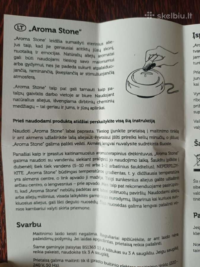 Elektrinis eterinių aliejų garintuvas (difuzorius) - nuotraukos Nr. 3