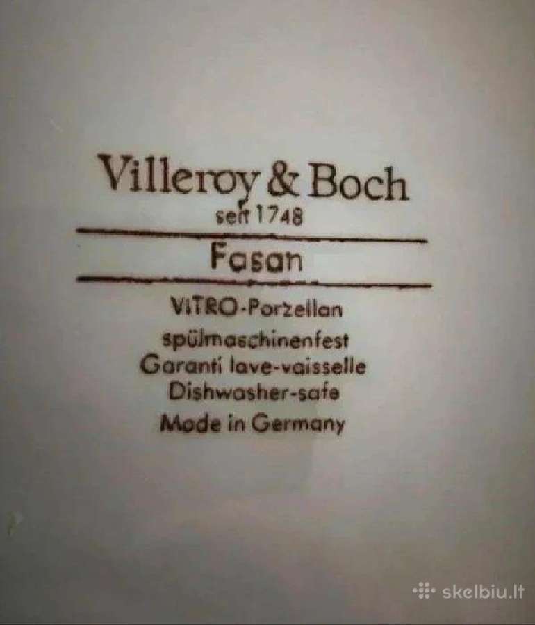 Villeroy & Boch lėktė - nuotraukos Nr. 4