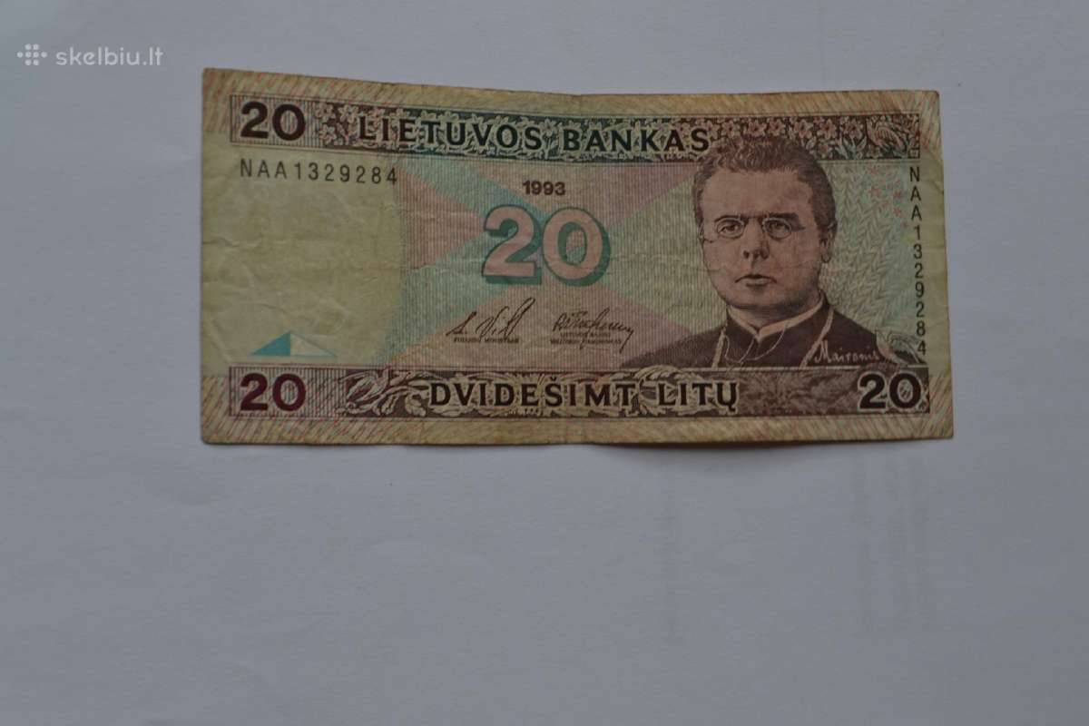 20 litu 1993 m.