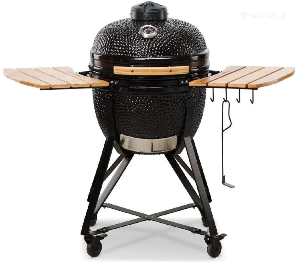 Kepsninė Kamado Bono Media 52cm juoda su 6 priedai