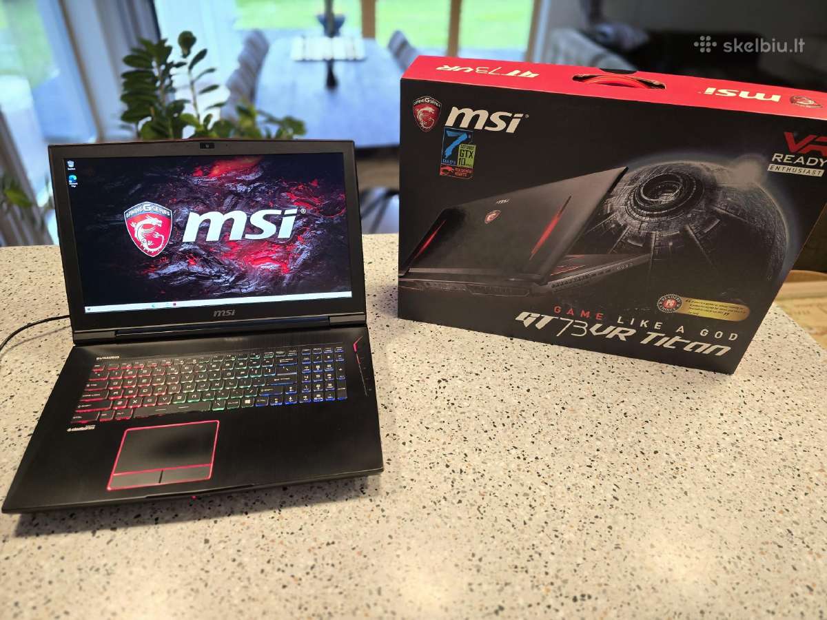 Msi Gt73vr Titan - nešiojamas kompiuteris