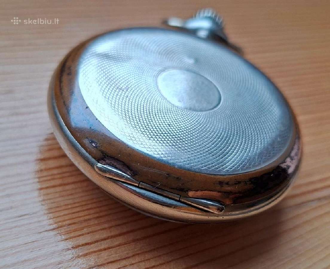 Sidabrinis (Ag800) kišeninis laikrodis - nuotraukos Nr. 3