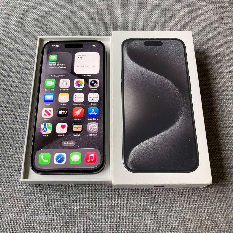 Apple iPhone 15 Pro 128gb Black Titanium