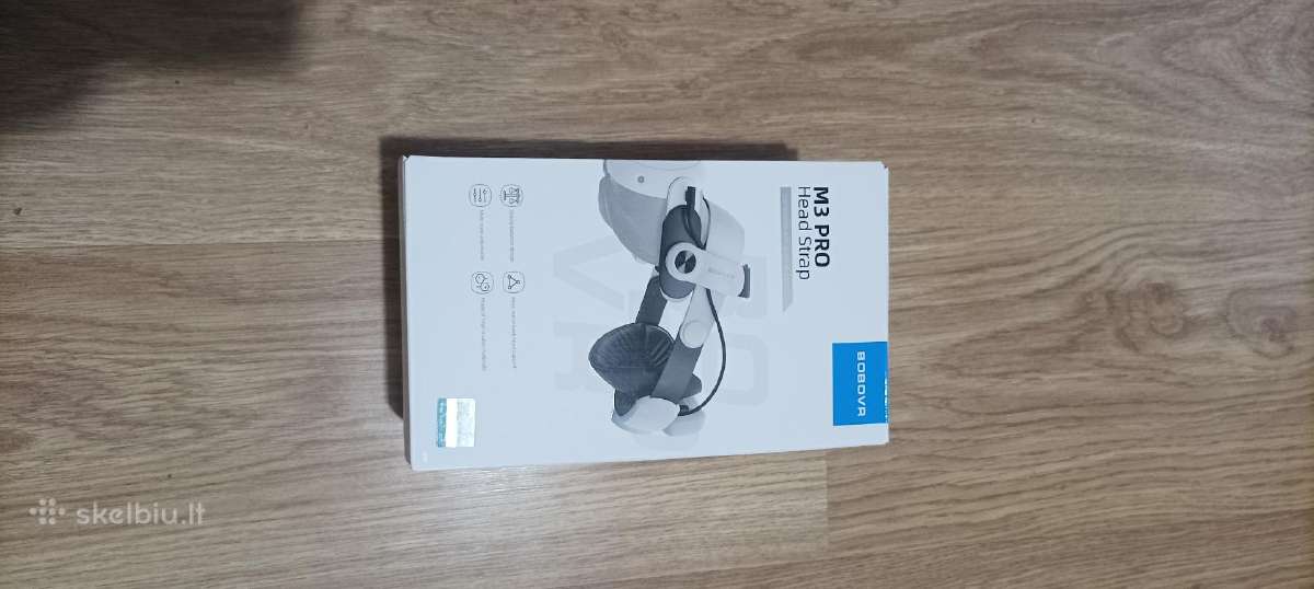 Meta Quest 3s 128gb + Bobovr M3 Pro Battery strap - nuotraukos Nr. 3