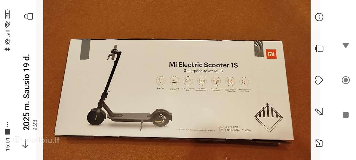 Elektrinis paspirkukas Mi electric scooter 1s - nuotraukos Nr. 2