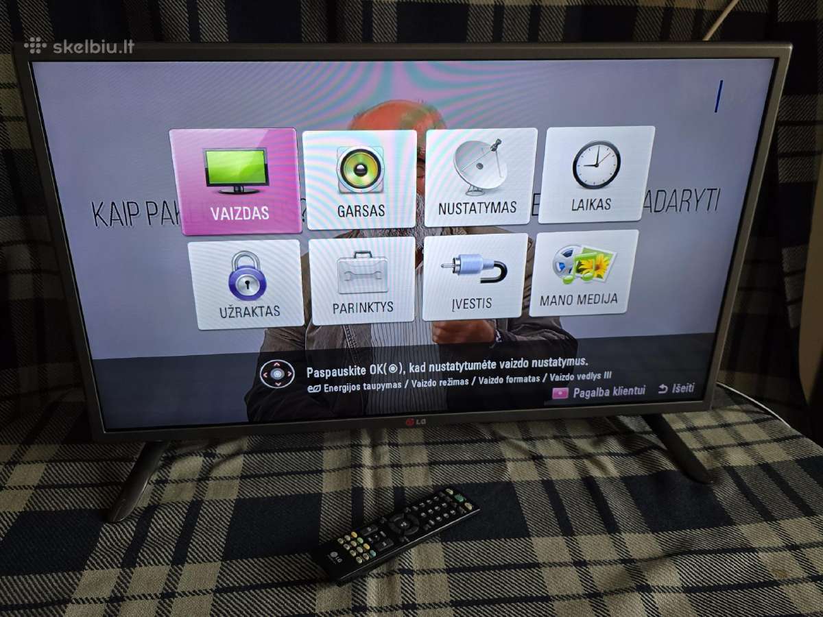 Televizorius 32" 82cm LG 32lb561u su pulteliu