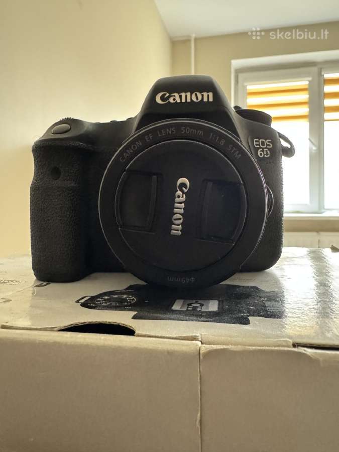 Canon 6d su dviem objektyvais