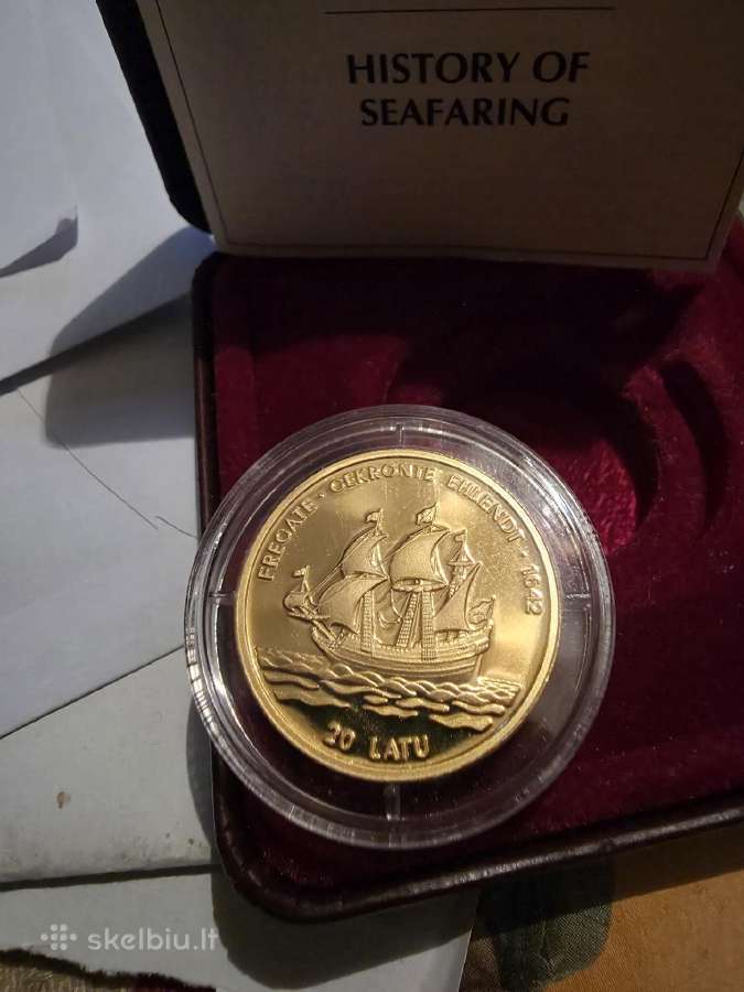 20 Latu auksine moneta