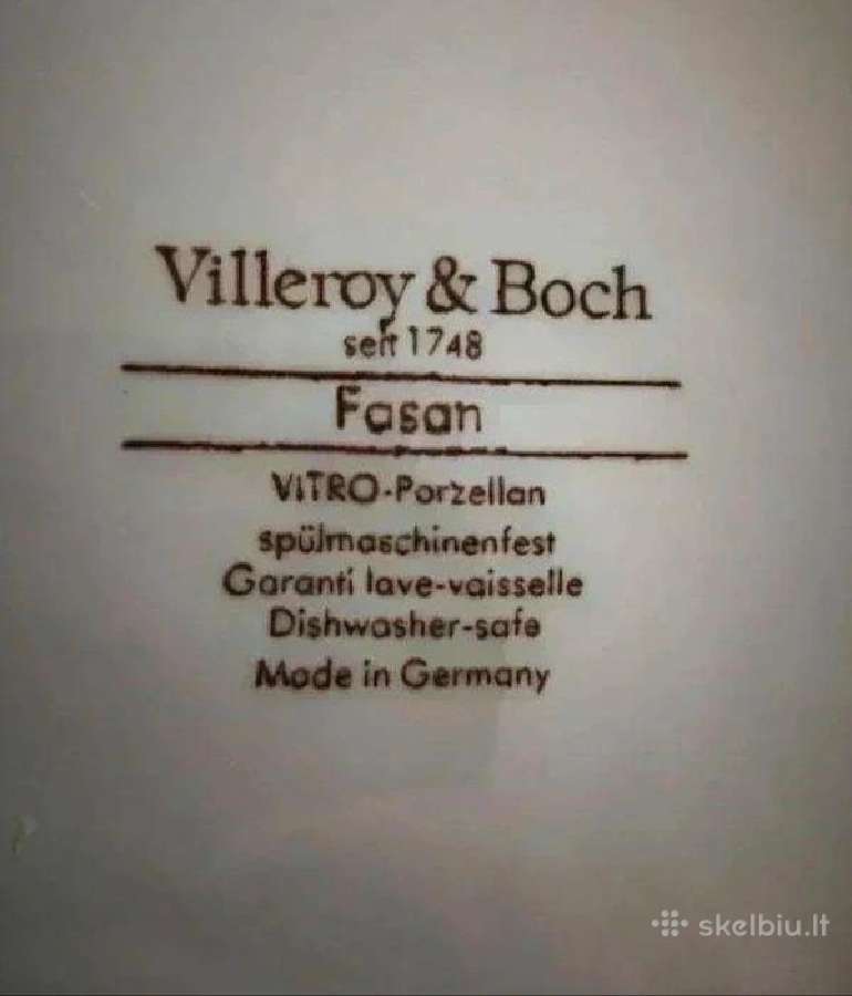 Villeroy & Boch lėkštė - nuotraukos Nr. 5