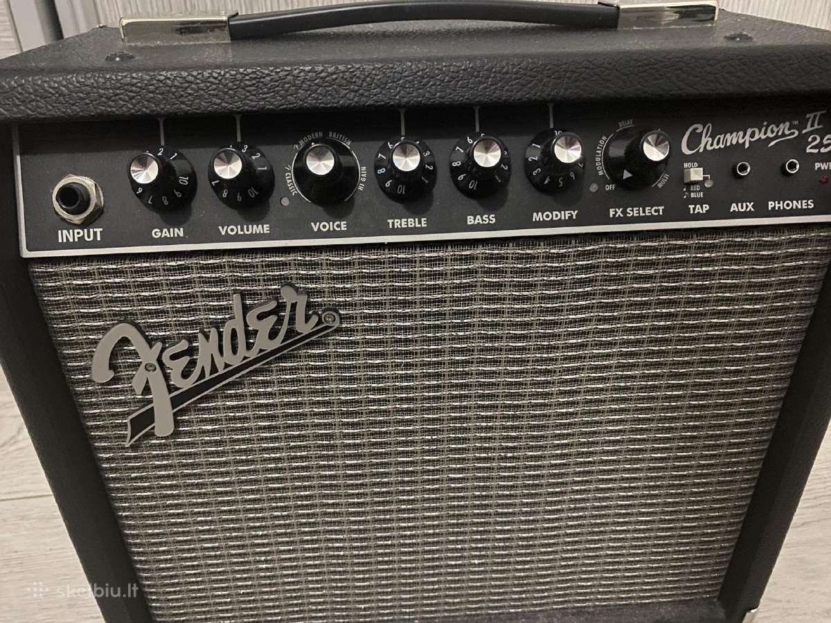 Elektrinė gitaros stiprintuvas Fender Champion 25