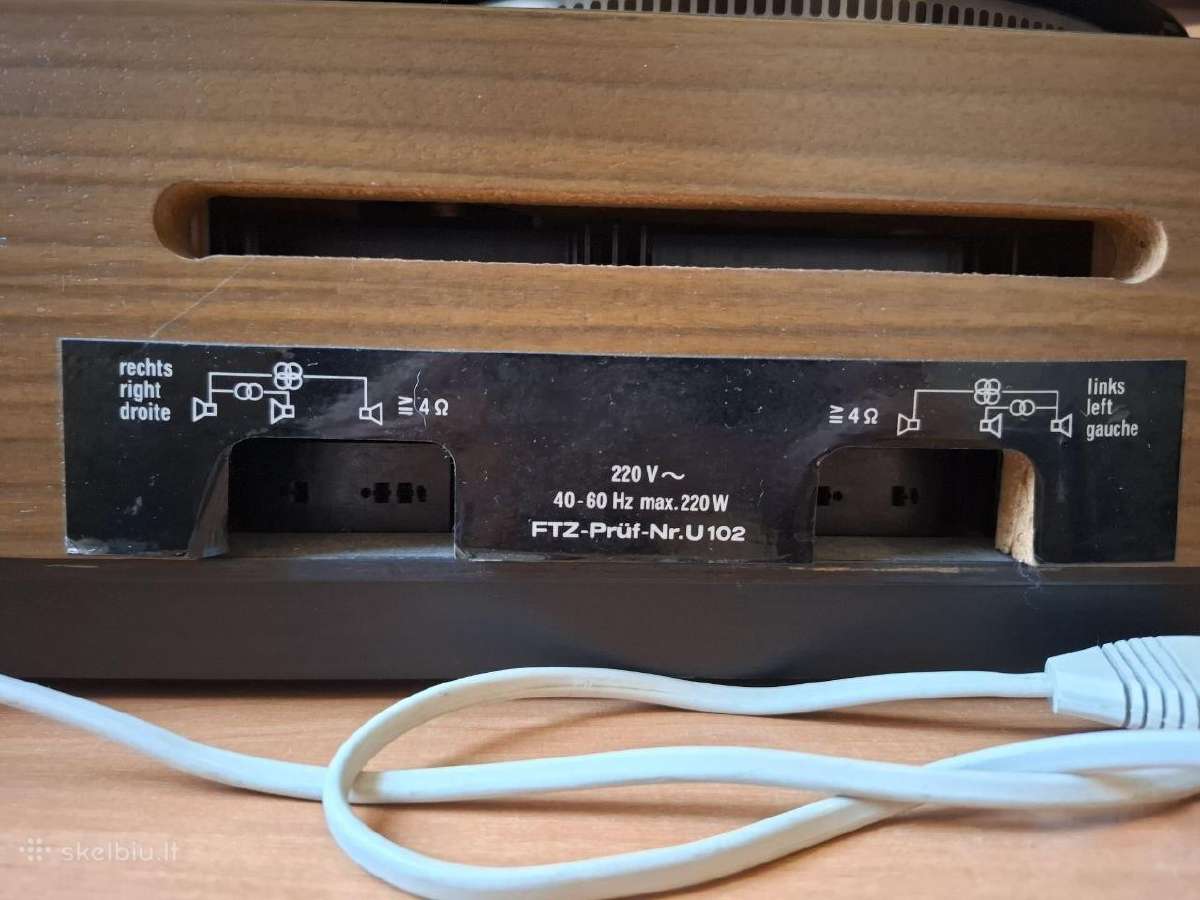 Plokštelių grotuvas Kl3600 elac 830 rosita stereo - nuotraukos Nr. 5