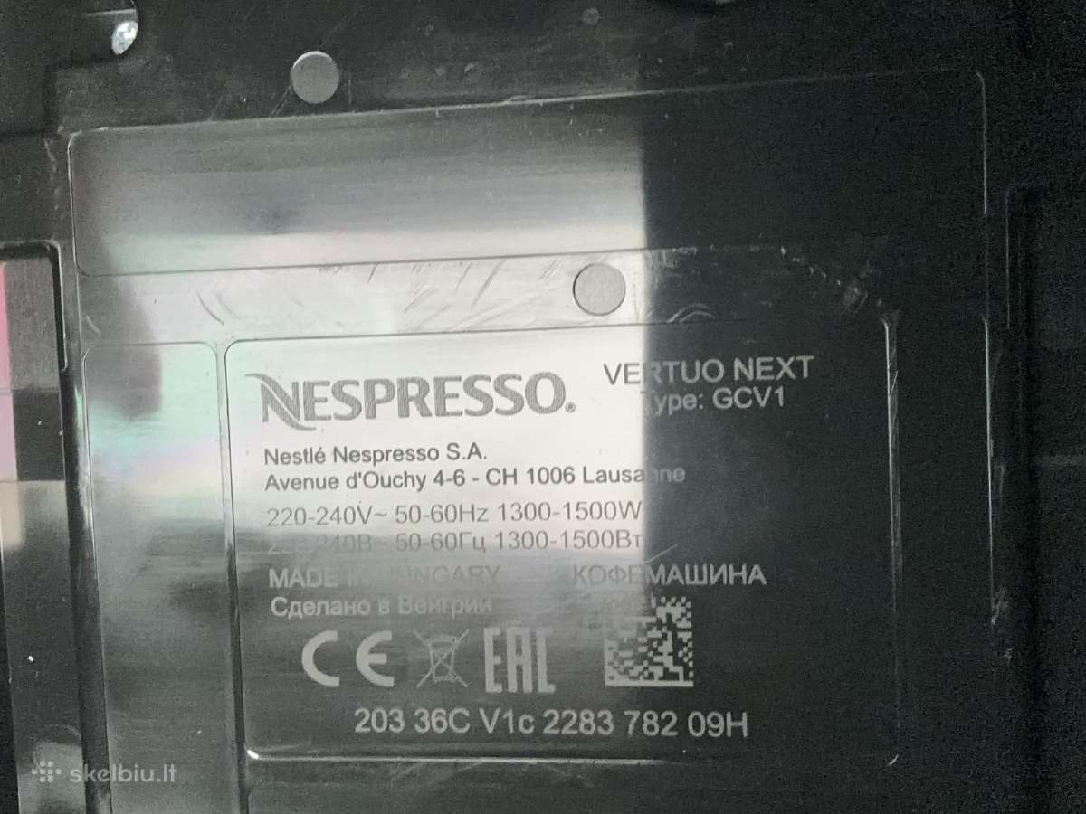 Nespresso Vertuo Next Premium – kaip naujas - nuotraukos Nr. 8