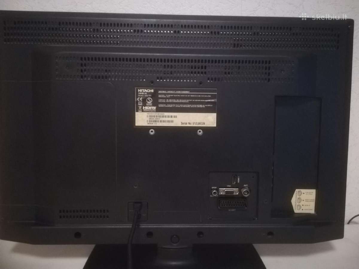 Hitachi 24h8l03 24 colių (61 cm) LED TV - nuotraukos Nr. 6