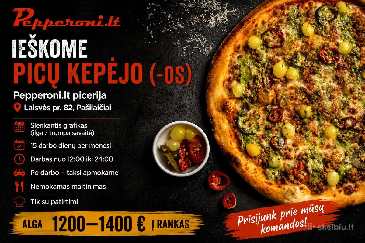 Ieškome picų kepėjo