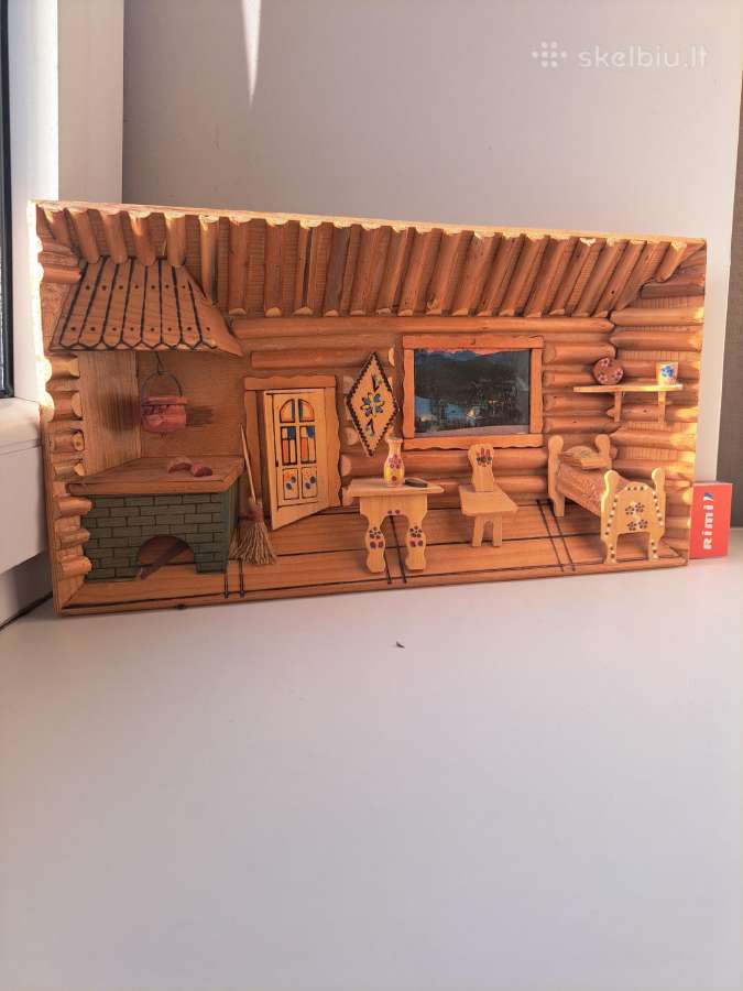 Eskliuzivinis medinis 3D paveikslas.