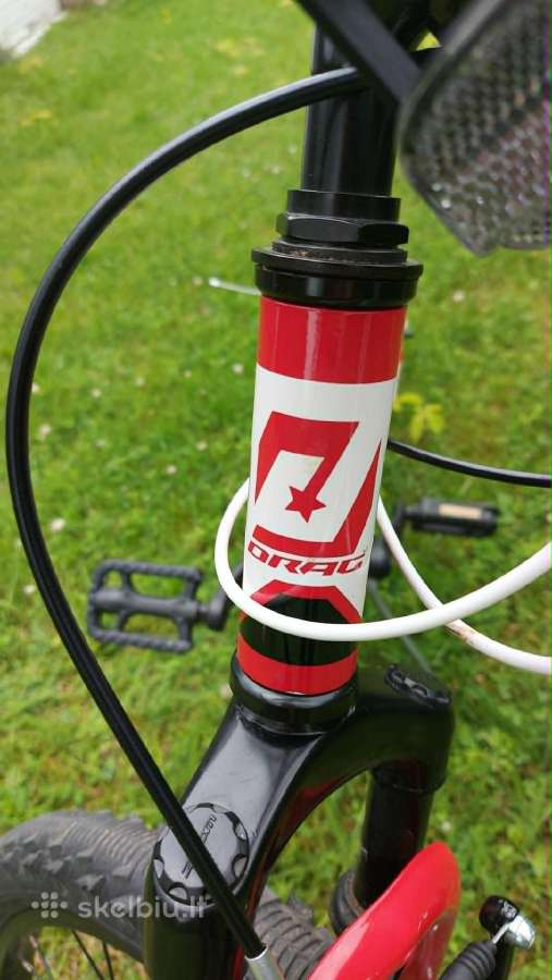 Dviratis Drag Hardy Jr 24 Red Black - nuotraukos Nr. 6
