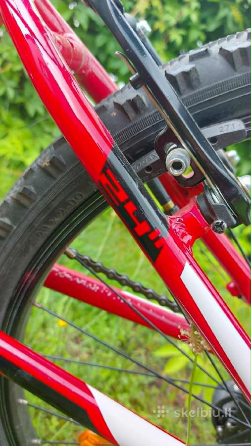 Dviratis Drag Hardy Jr 24 Red Black - nuotraukos Nr. 9