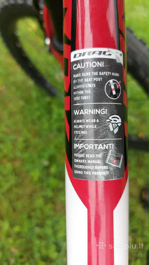 Dviratis Drag Hardy Jr 24 Red Black - nuotraukos Nr. 8