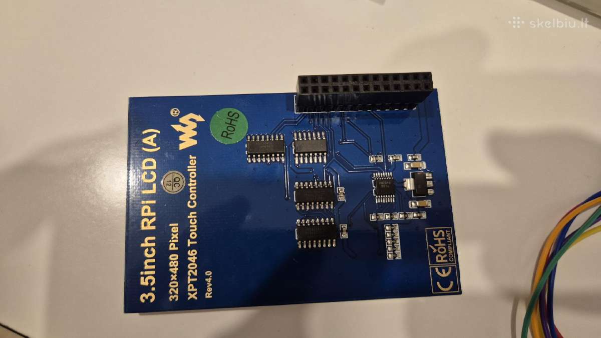 Raspberry Pi 3b 4b-4gb screen GPS ports - nuotraukos Nr. 6
