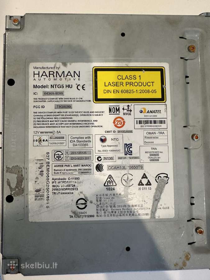 Originalus Mercedes-benz Ntg5 Harman - nuotraukos Nr. 4