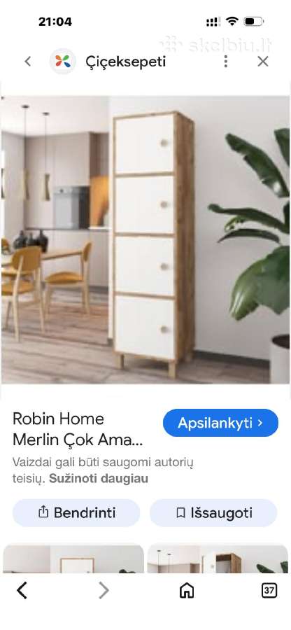 Spintelė pastatoma